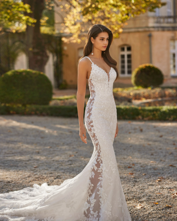 Robe de Mariée, Vibia de Rosa clara Robe de Mariée, Vibia de Rosa clara