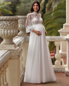 Milie, robe de mariée futur maman