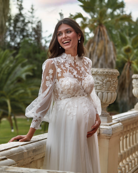 Milie, robe de mariée futur maman