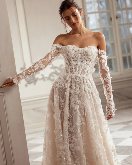 Robe de Mariée, Sylvie de Tina Valerdi.