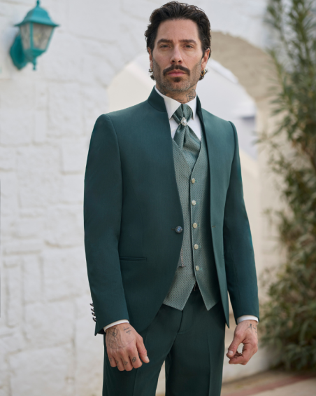 Costume Homme, Bonifacio vert fonce