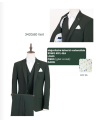Costume Homme marque française, Louis vert