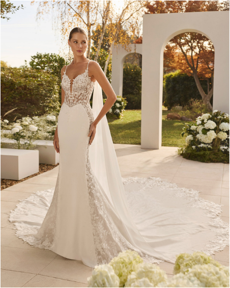 Robe de Mariée, Nelsa de Rosa clara