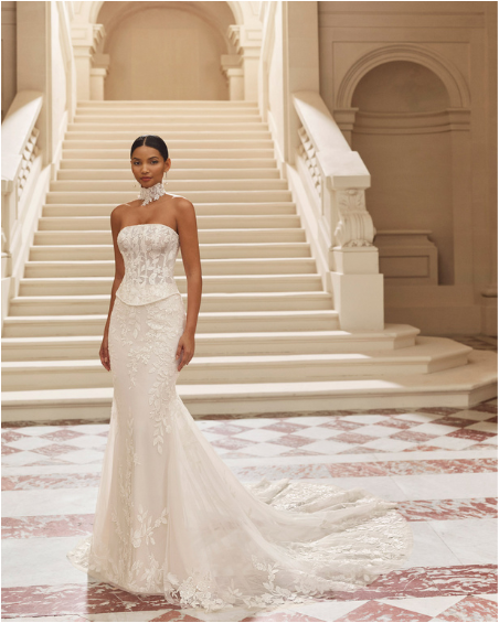 Robe de Mariée, Aina de Rosa clara