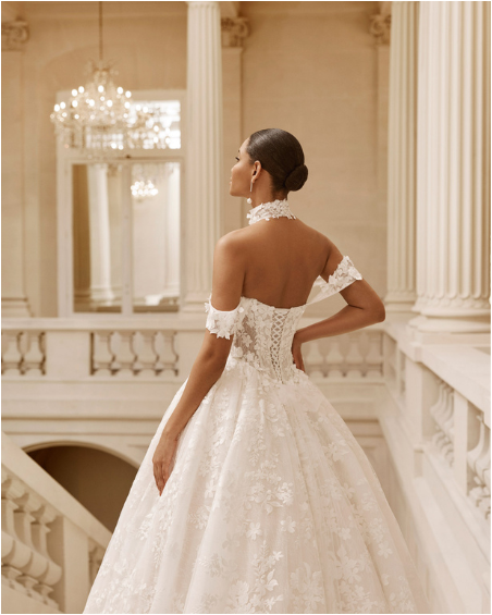 Robe de Mariée, Amapola de Rosa clara